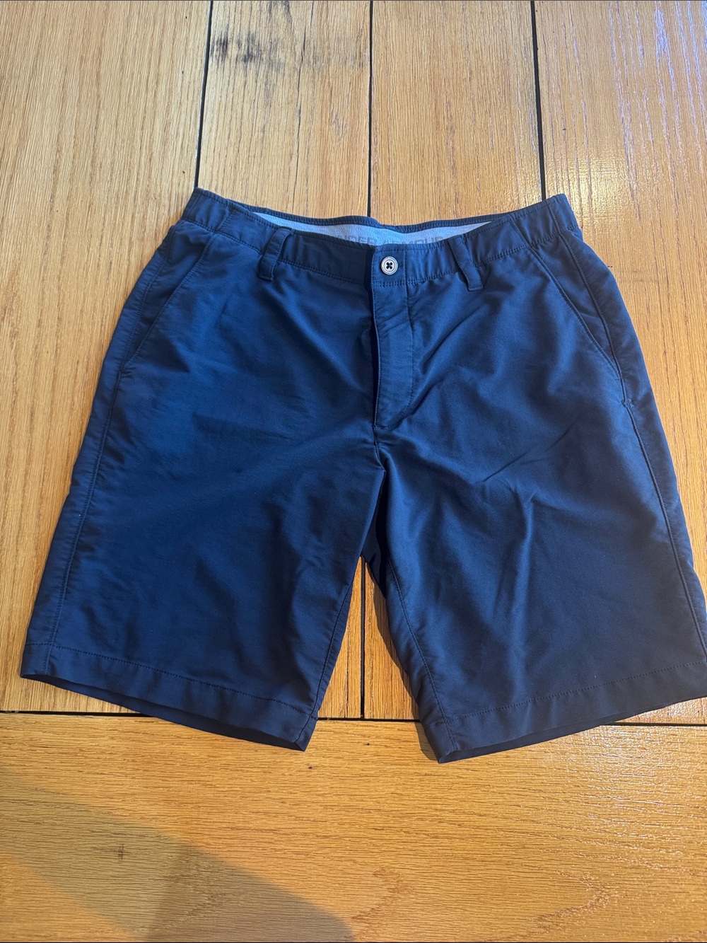 Under Armour Men's black  Flat Front Shorts